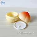 Pot de crème pour bébé en forme de citron Forme de fruit